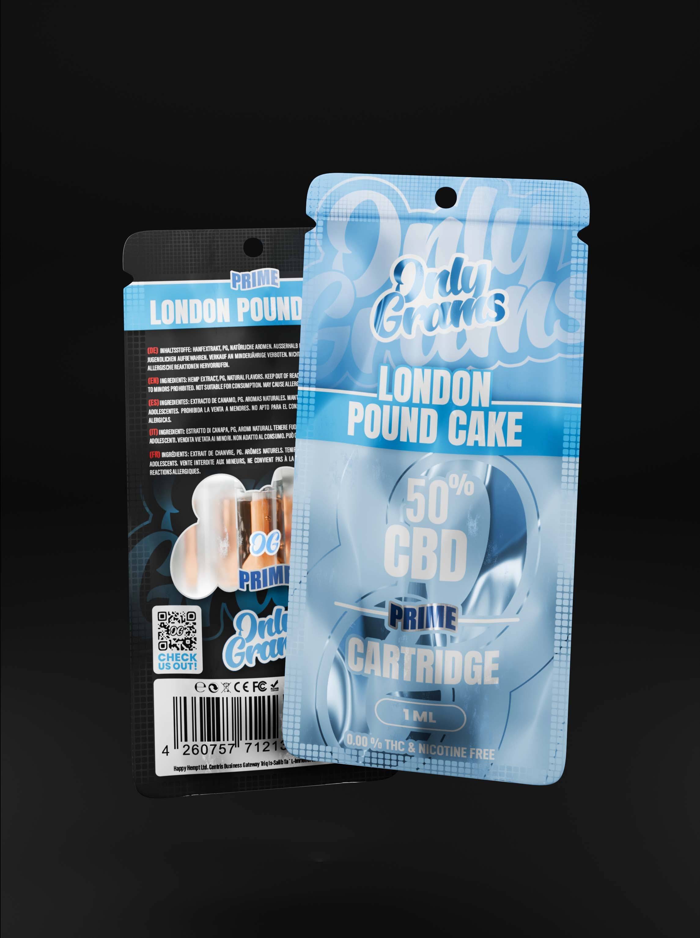 London Pound Cake CBD Kartusche - OnlyGrams