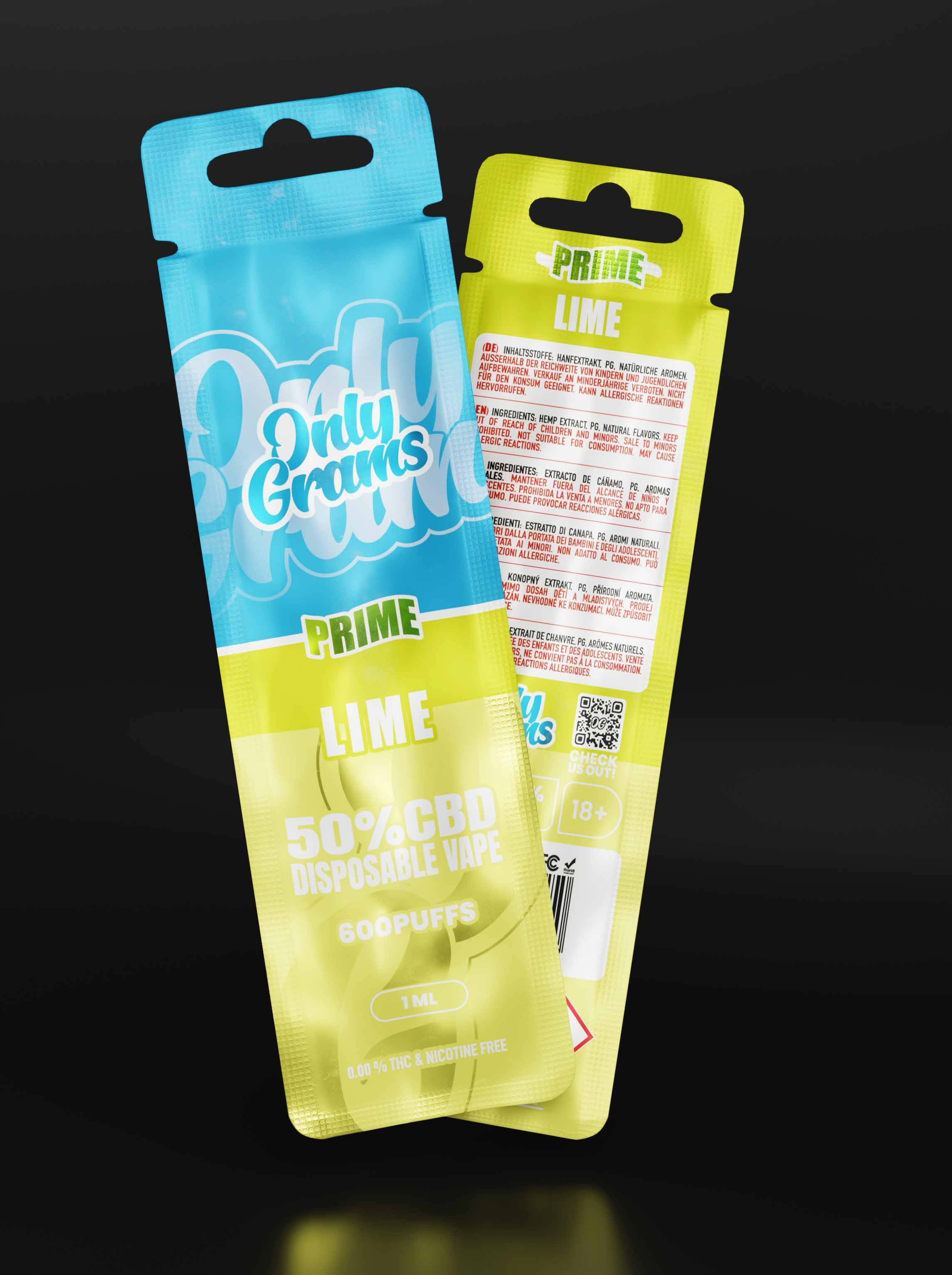 Lime CBD Einweg Vape - OnlyGrams