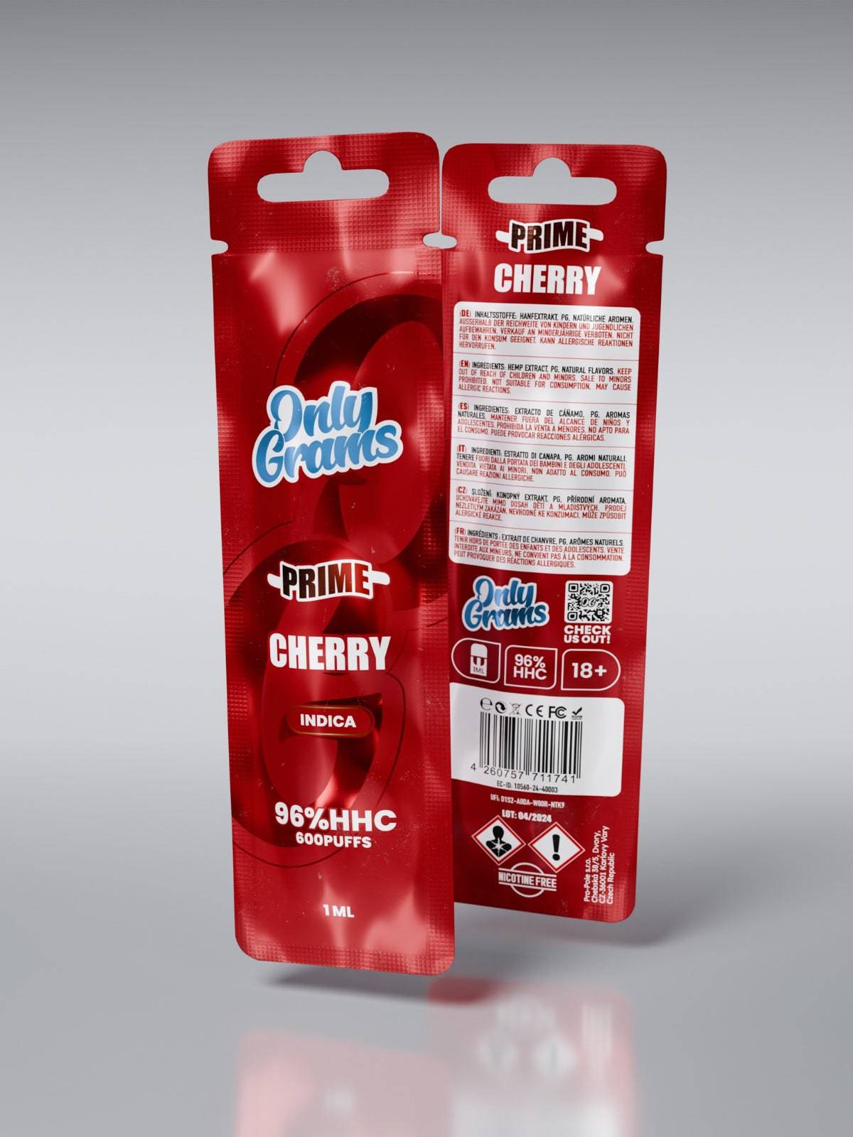 HHC Prime Vape 1ml – Cherry